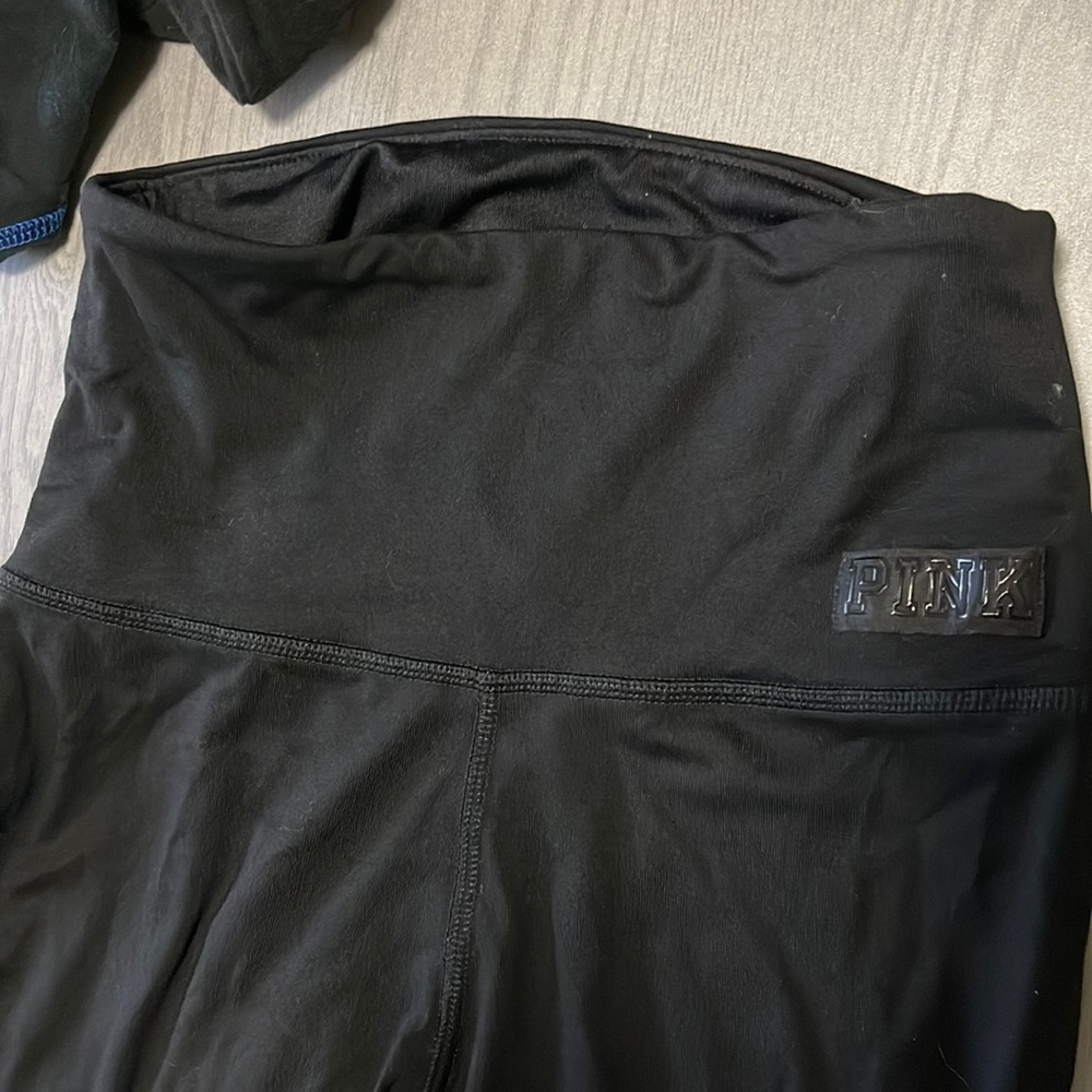 Black Victoria secret mesh leggings XS